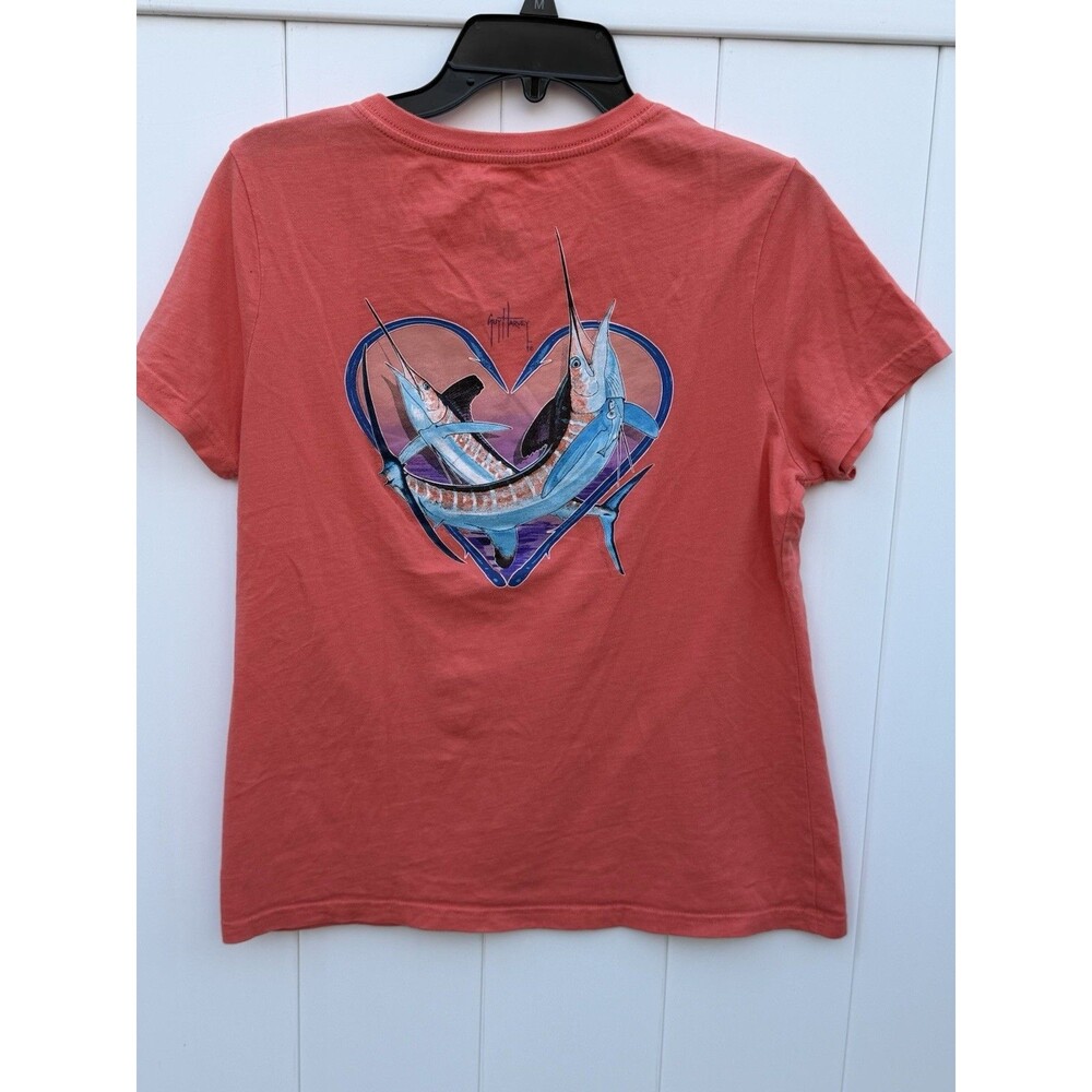 Guy Harvey Graphic T-Shirt Womens Medium Short Sleeve